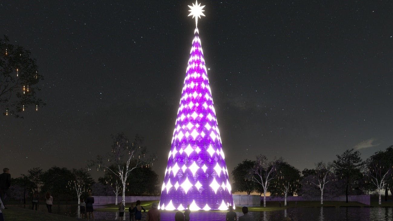 Urbia estreia maior árvore de Natal da cidade de São Paulo no Parque Ibirapuera 